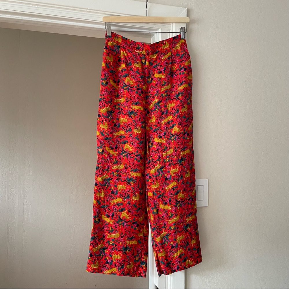 JCrew Collection Wide Leg Cropped Pant size 6